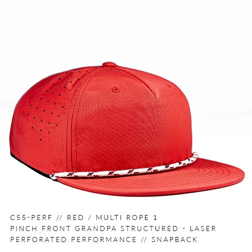 c55-PERF // Pinch Front - Gramps Perforated Performance // Custom